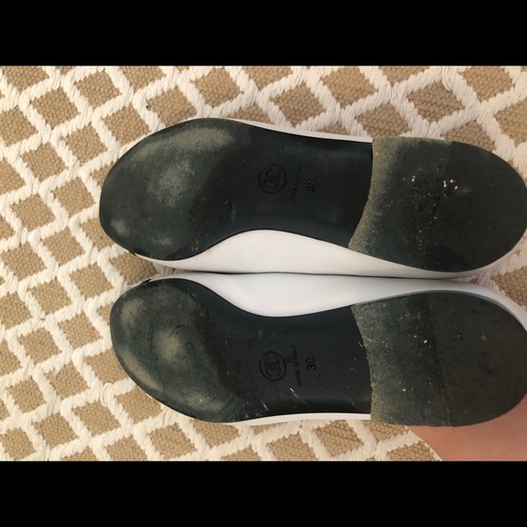 Chanel cap toe white ballet flat - Picture 8 of 9